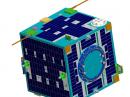 An artist's depiction of the CAMSAT CAS-3A (XW-2A) satellite. [Courtesy of CAMSAT]